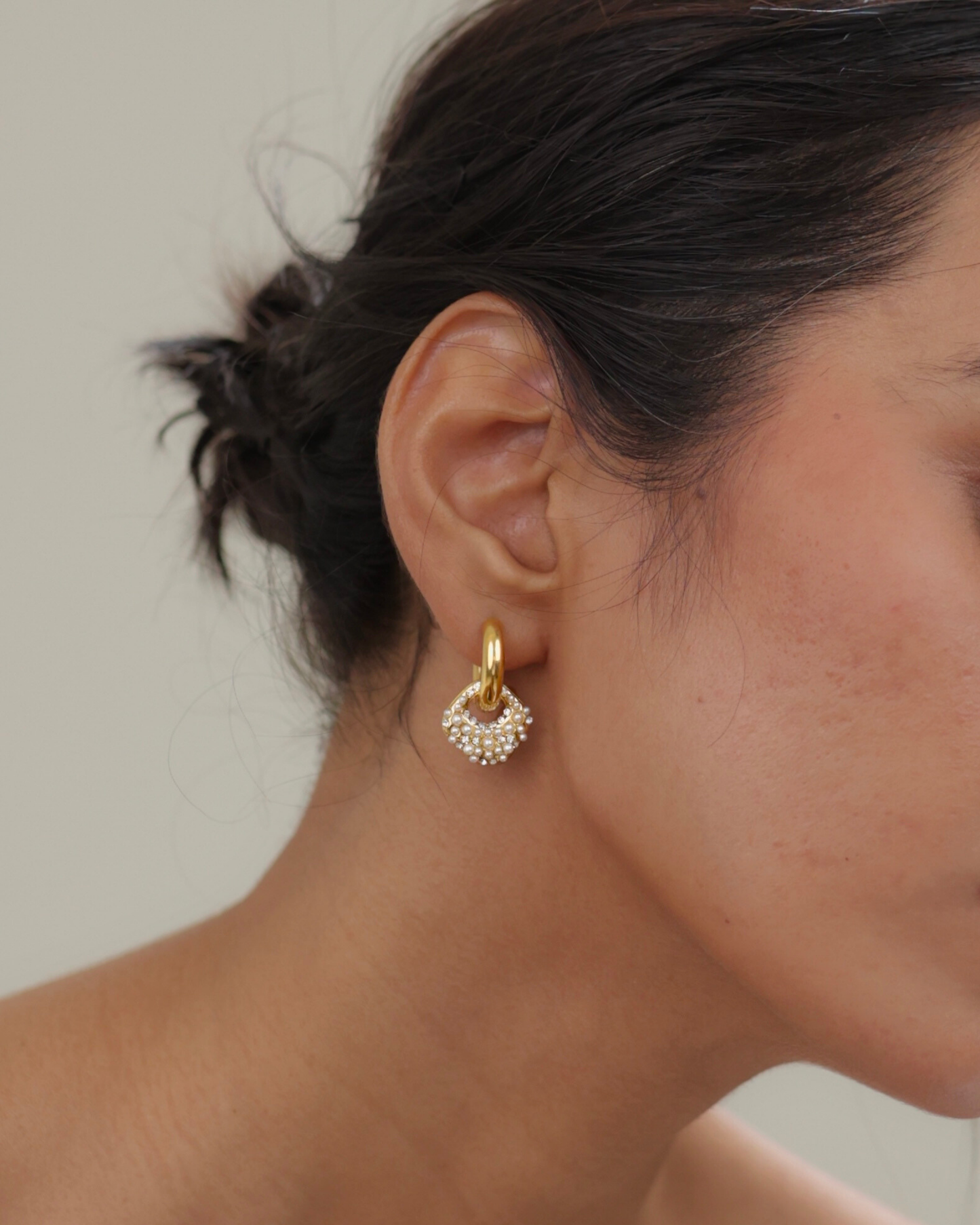 Pearly Two Way Earrings