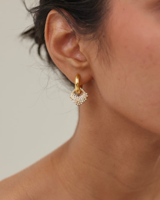 Pearly Two Way Earrings