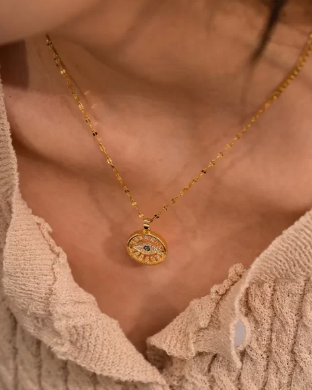 Lumiére Evil Eye Necklace