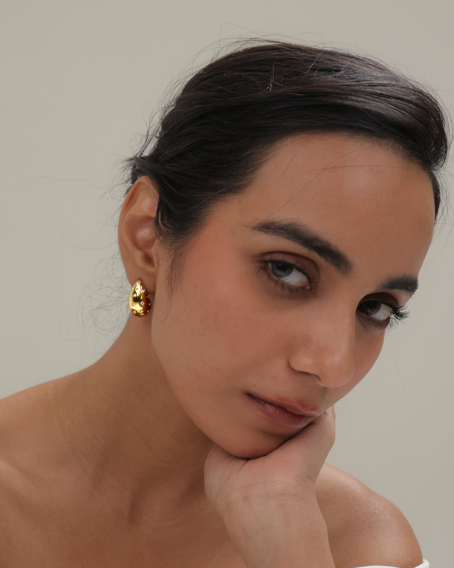 Bottega studded earrings