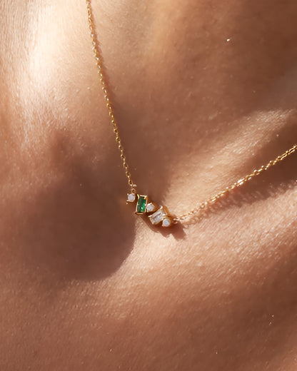 Emerald Sapphire necklace