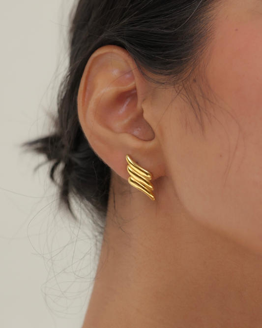 Wing-woman mini studs