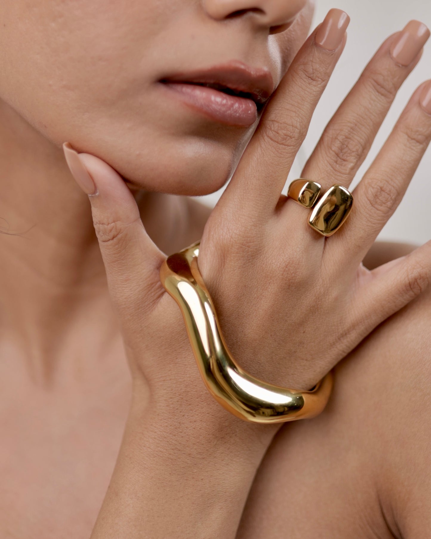 Wave Bangle Bracelet