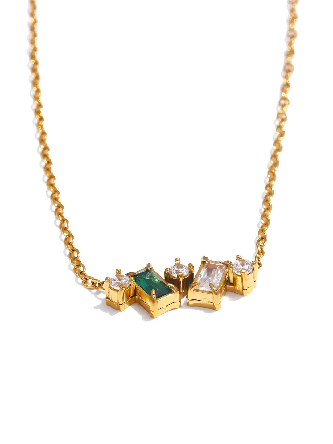 Emerald Sapphire necklace