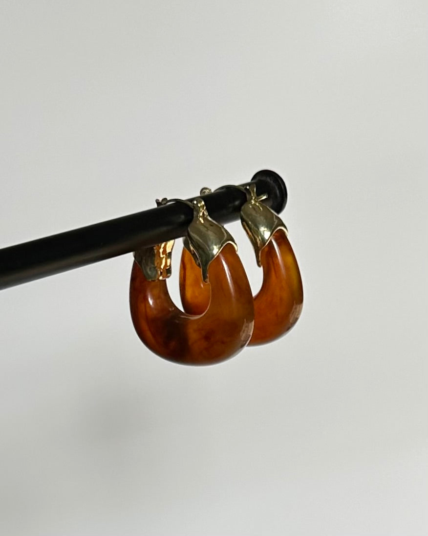 Sylvie Resin Hoops