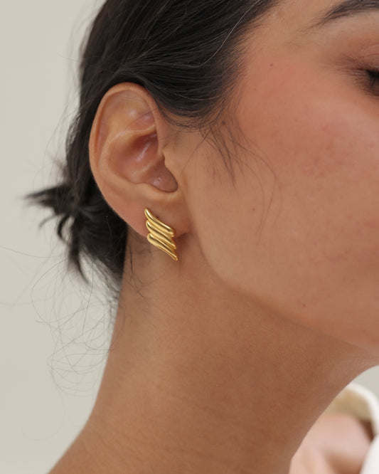 Wing-woman mini studs